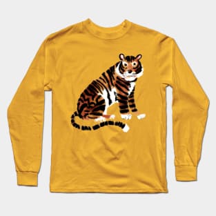 Baby Tiger Painting Long Sleeve T-Shirt